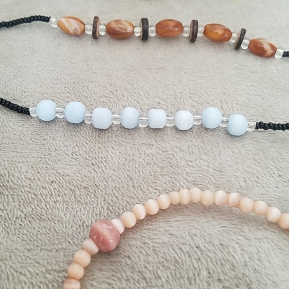 Set of 2 Barefoot sandal anklets - Picture 4 of 4